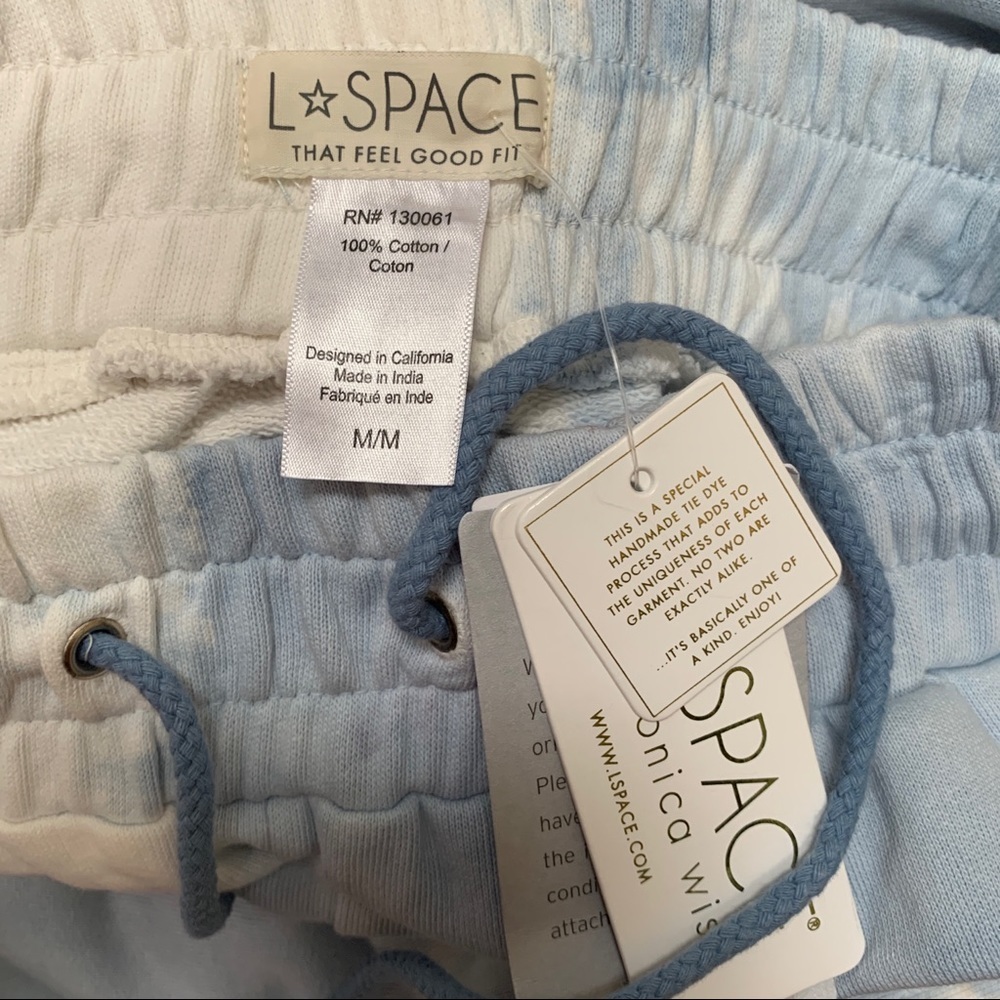 L*Space Daybreak Tie Dye Joggers Blue size M - Picture 7 of 7